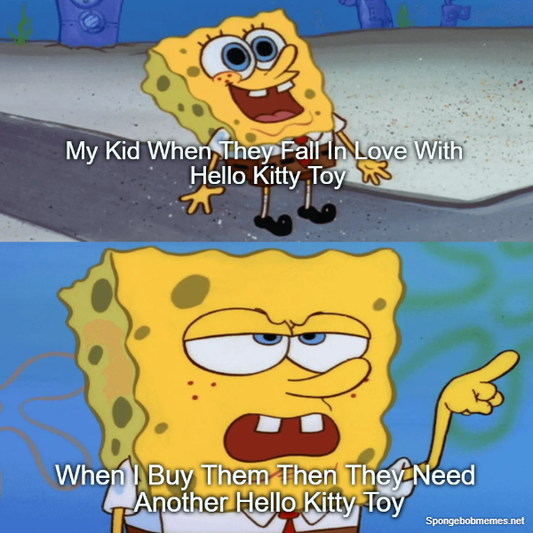 My Kid When They See A New Toy Vs When They Get It