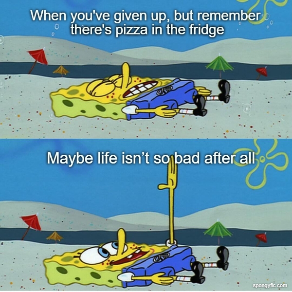 Special Meme By Spongebob For Pizza Lovers